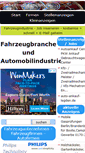 Mobile Screenshot of fahrzeugbranche.de